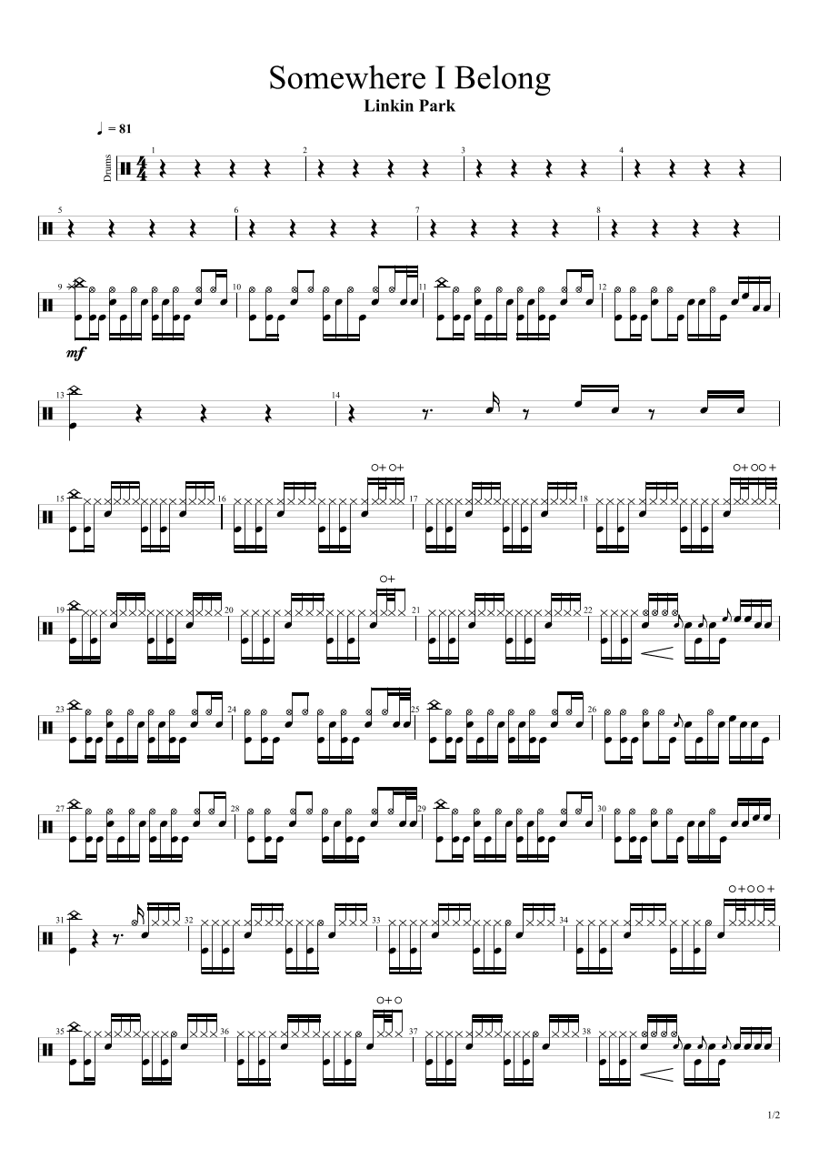 Somewhere I Belong (arr. Cyril Mayer)