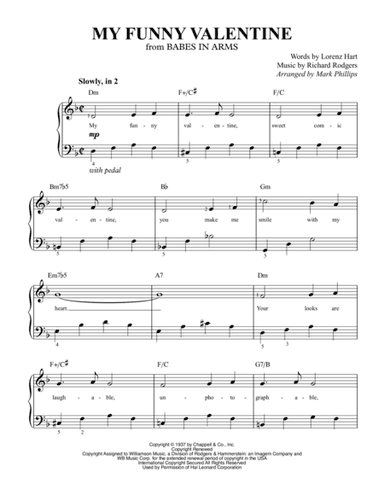 My Funny Valentine (arr. Mark Phillips)