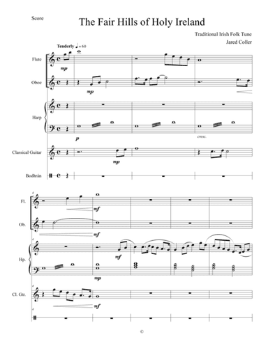 The Fair Hills of Holy Ireland (arr. Jared Coller)