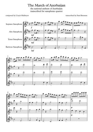 Az?rbaycan Marsi (The March of Azerbaijan) (arr. Sam Bateman)