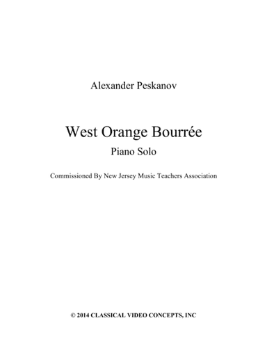 West Orange Bourree