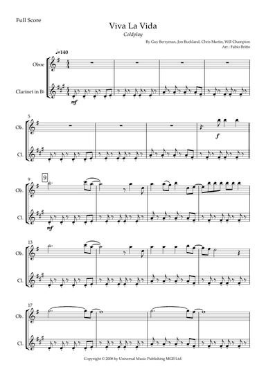 Viva La Vida (arr. Fabio Britto)