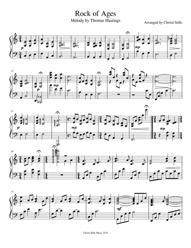 Rock of Ages (Piano Solo) (arr. Christi Stills)