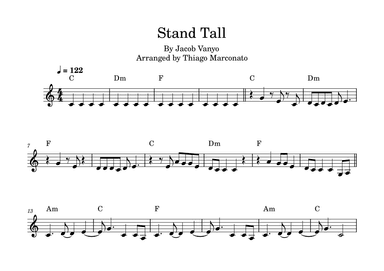 Stand Tall (arr. Thiago Marconato)