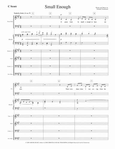 Small Enough (arr. Lyndell Leatherman)