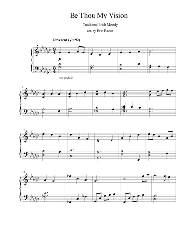 Be Thou My Vision (arr. Eric Bacon)