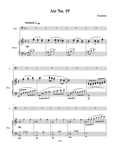 Six Airs for Trombone/Euphonium and Piano, Vol. 4