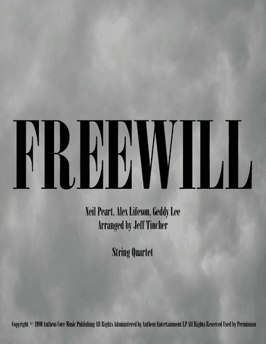 Freewill (arr. Jeff Tincher)