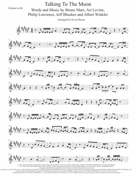 Talking To The Moon (arr. Kevin Busse)