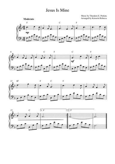 Jesus Is Mine (arr. Kaiserin Rebecca)