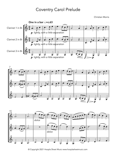 Coventry Carol Prelude (arr. Hoopla Sheet Music)