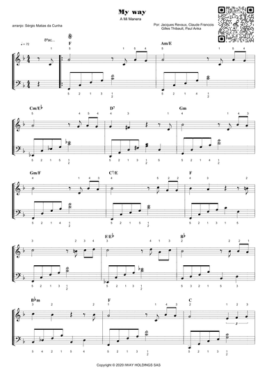 A Mi Manera (arr. Sérgio Matias da Cunha)