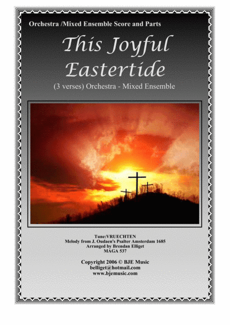 This Joyful Eastertide - Orchestra or Mixed Ensemble. (arr. Brendan Elliget)