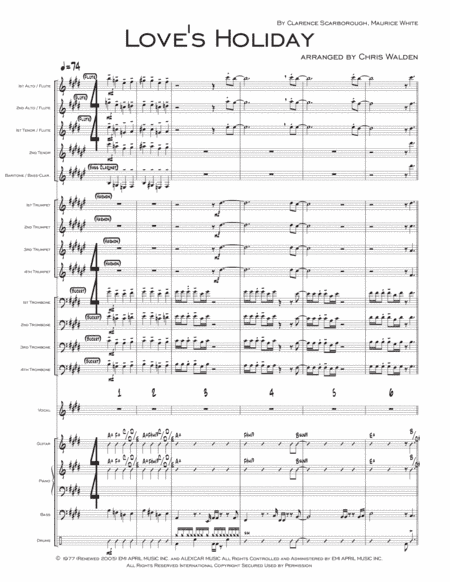 Love's Holiday (arr. Chris Walden)