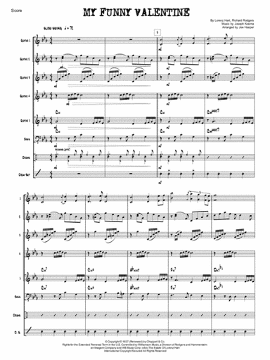 My Funny Valentine (arr. Joseph Hasper)