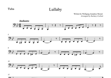 Lullaby (arr. Zachary Corbett)