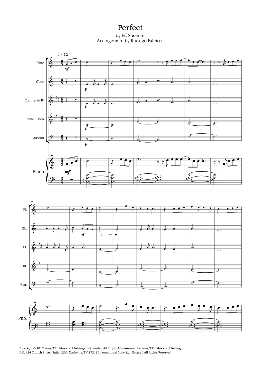 Perfect (arr. Rodrigo Faleiros)