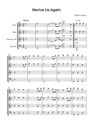 Revive Us Again (arr. Alliance Edition)