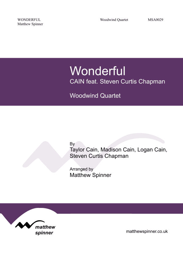 Wonderful (arr. Matthew Spinner)