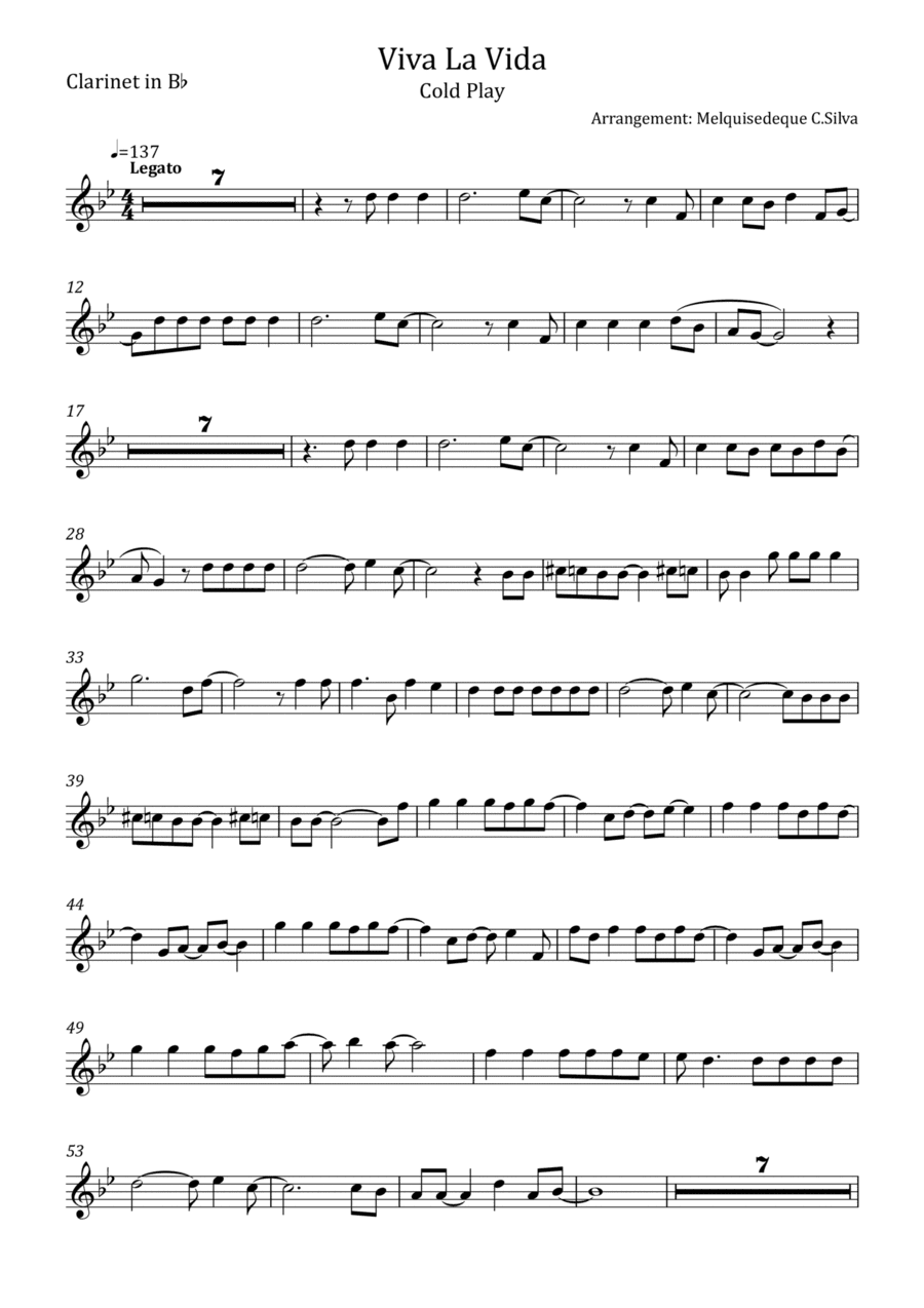 Viva La Vida (arr. Melquisedeque C.Silva)