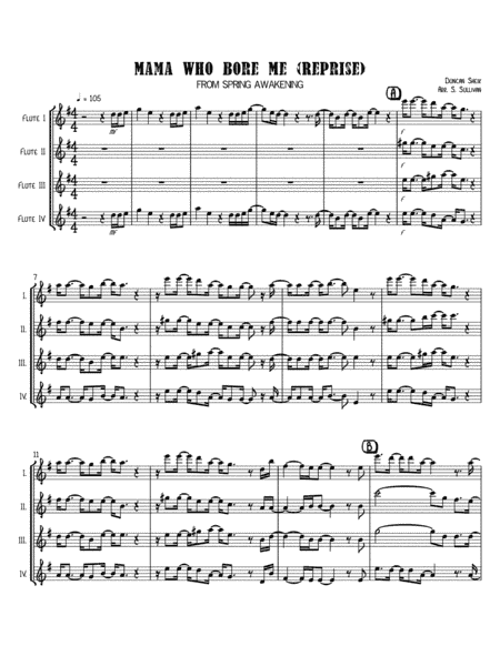 Mama Who Bore Me (arr. Sean Sullivan)