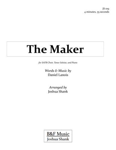The Maker (arr. Joshua Shank)
