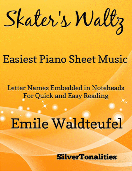 The Skater's Waltz Easiest Piano Sheet Music (arr. SilverTonalities)