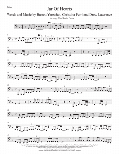 Jar Of Hearts (arr. Kevin Busse)