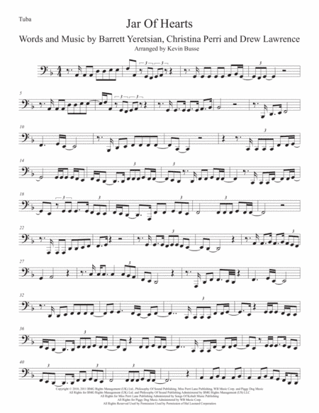 Jar Of Hearts (arr. Kevin Busse)