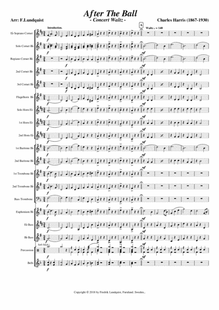 After The Ball (arr. Fredrik Lundquist)