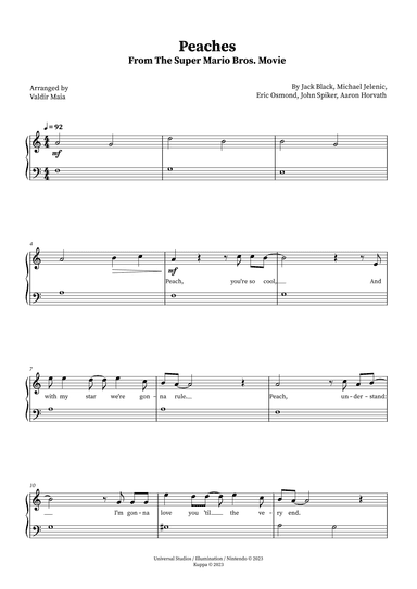 Peaches (arr. Valdir Maia)