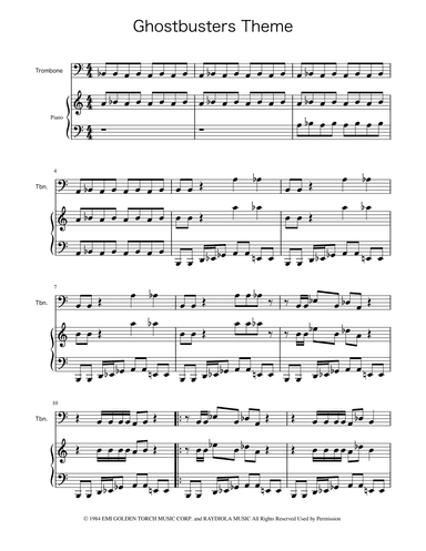 Ghostbusters (arr. Ygor Nunes)