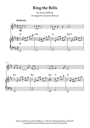 Ring The Bells (arr. Kaiserin Rebecca)