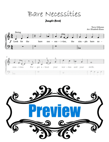 The Bare Necessities (arr. Elizabeth Essex)