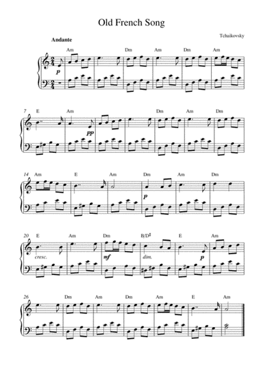 Old French Song (arr. Kaiserin Rebecca)