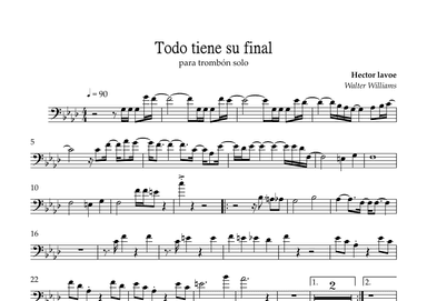 Todo Tiene Su Final (arr. Walter Williams)