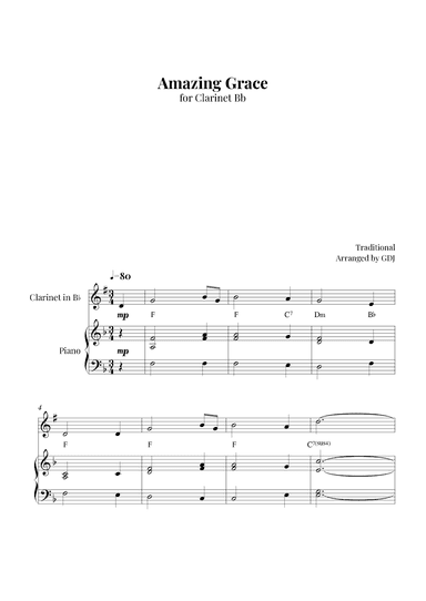 Amazing Grace (arr. GDJ)