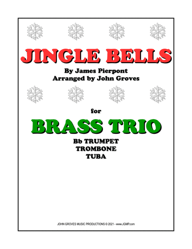 Jingle Bells - Trumpet, Trombone, Tuba (Brass Trio) (arr. John Groves)