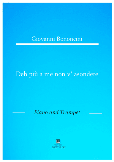 Giovanni Bononcini - Deh pi a me non v_asondete (Piano and Trumpet) (arr. ANDRE LAITANO)