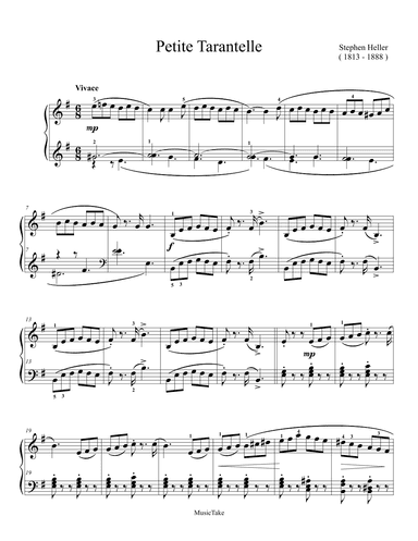 Heller Petite Tarantelle (arr. Ben Choupak)