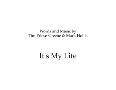 It's My Life (arr. Stephen Lawhorne)