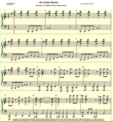 Oh, Pretty Woman (arr. Doug Abbott)