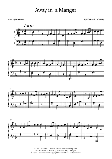 Away In A Manger (arr. Ygor Nunes)