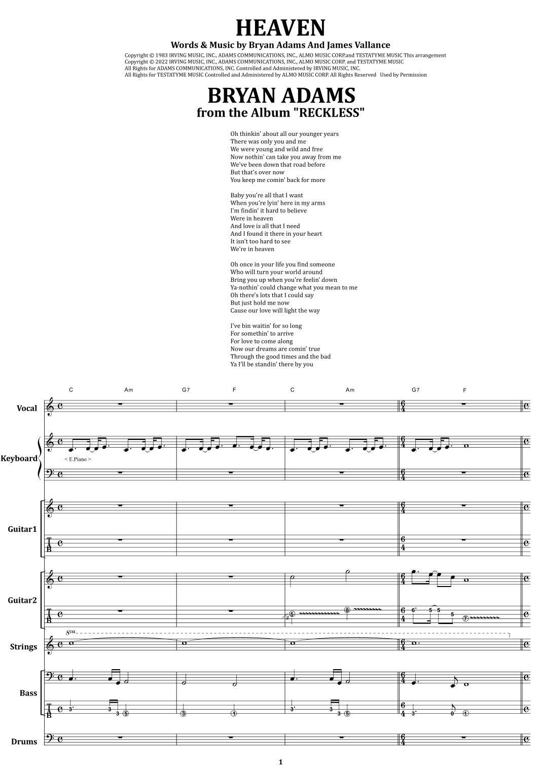 Heaven (arr. from68)