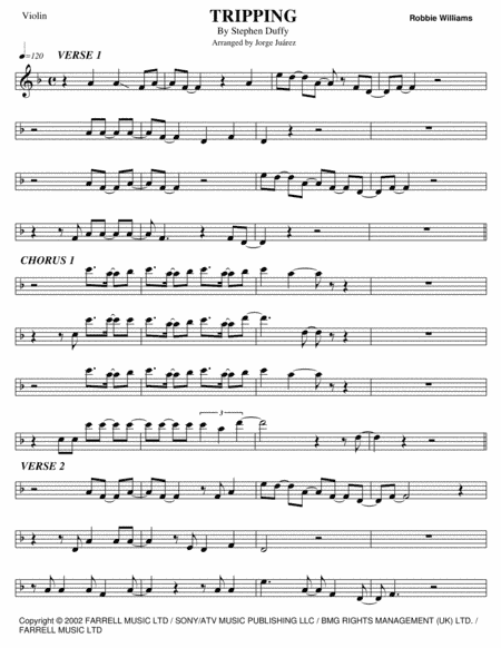 Tripping (arr. Jorge Juárez)