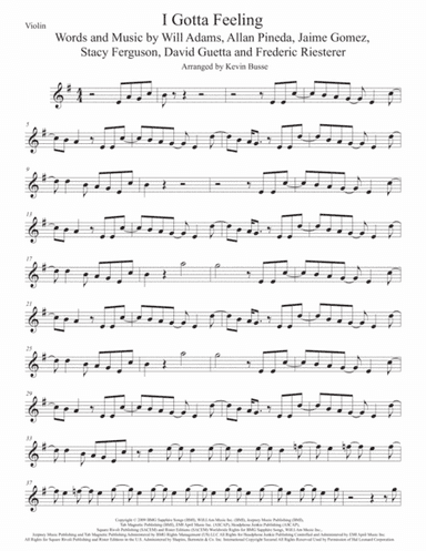 I Gotta Feeling (arr. Kevin Busse)