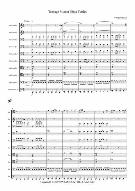 Teenage Mutant Ninja Turtles (arr. Samara Ginsberg)