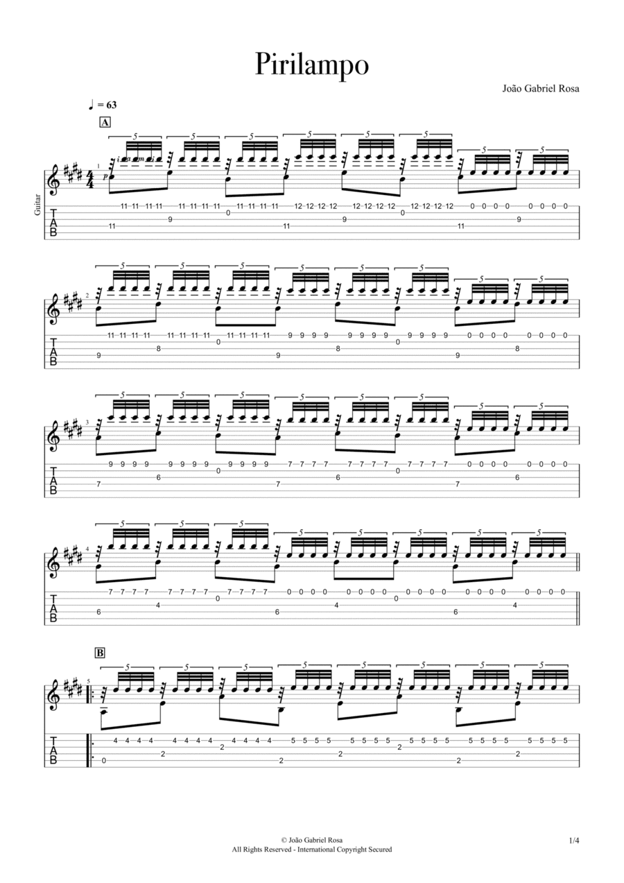 Pirilampo (Guitar Solo)