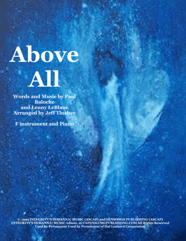 Above All (arr. Jeff Tincher)