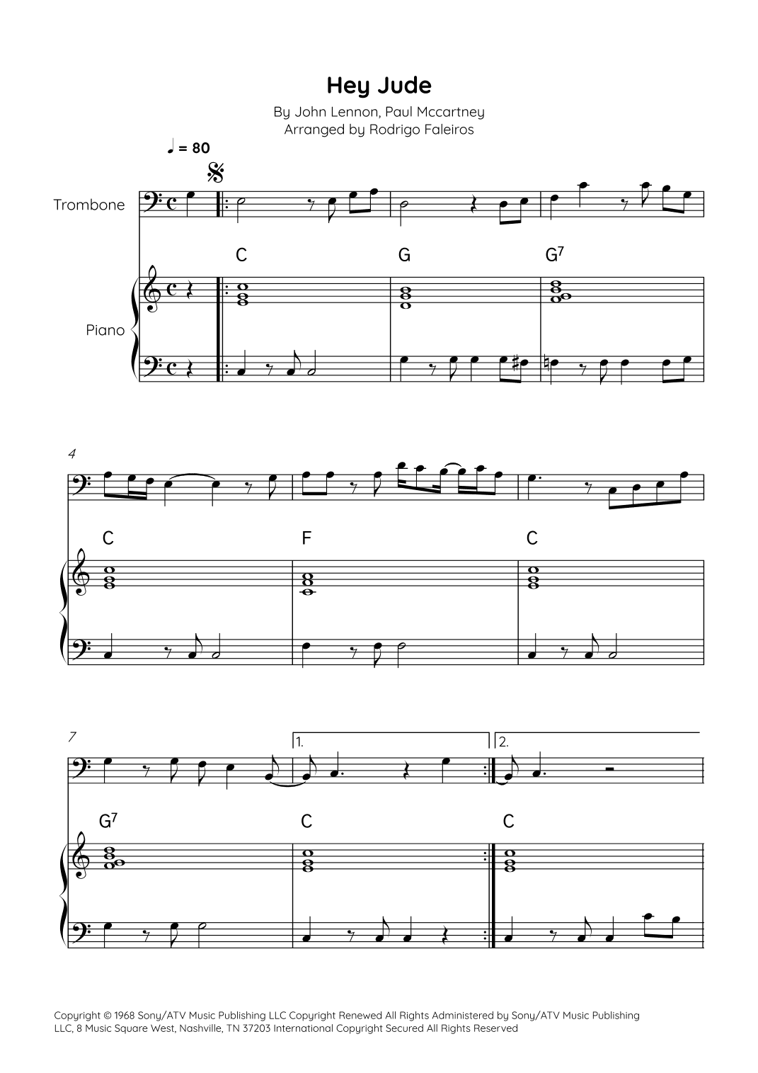 Hey Jude (arr. Rodrigo Faleiros)